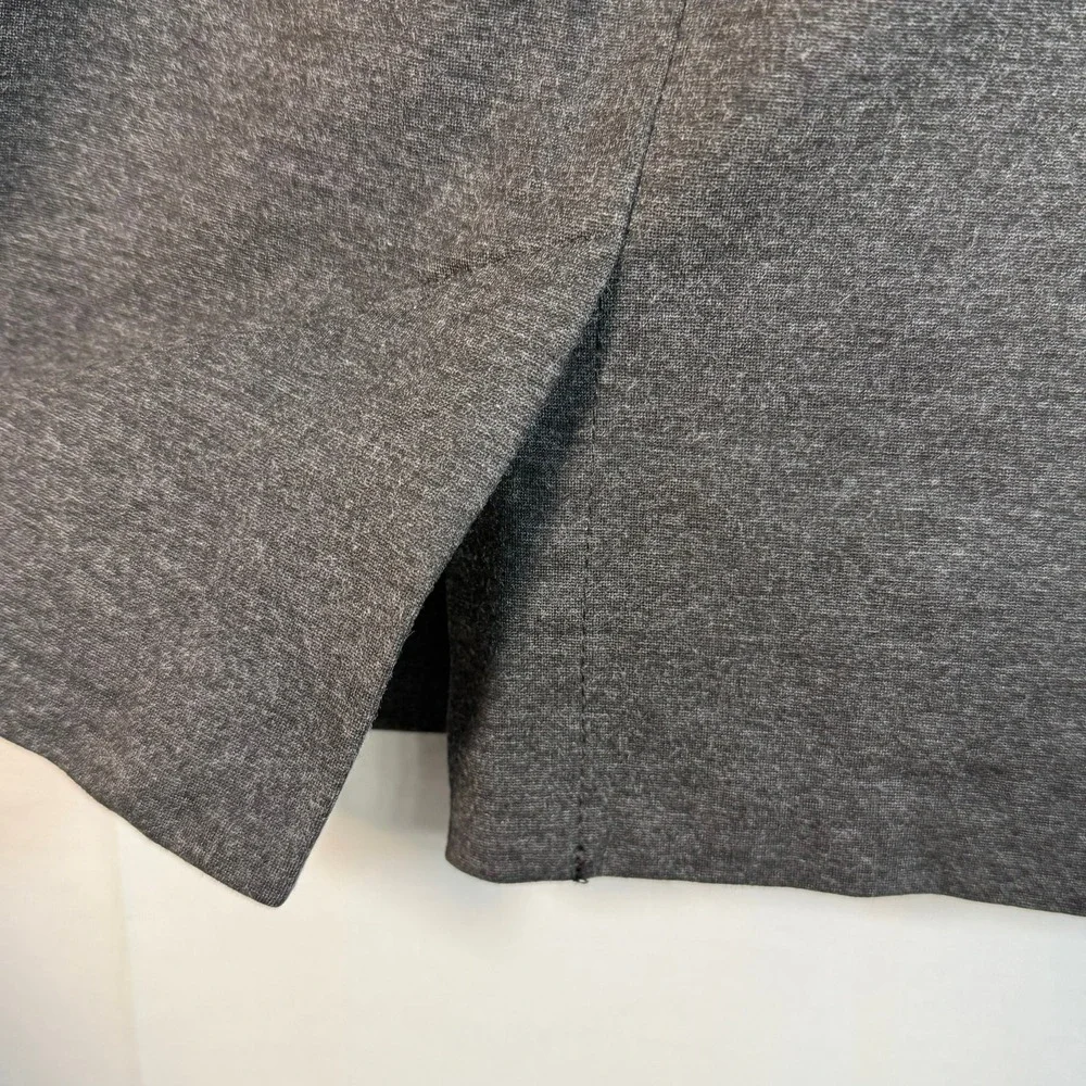 J.Jill‎ Ponte Pencil Skirt Size M Stretch Career Casual Gray